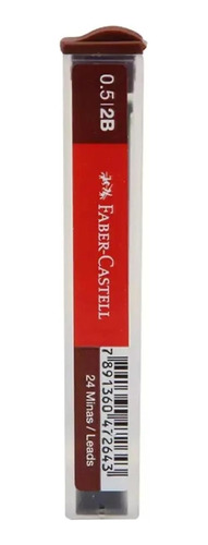 Grafite Faber Castell Extra Macia 0.5mm 2b
