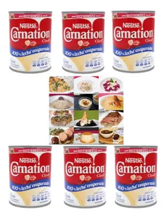 Leche Evaporada Clavel 360 G / Pack 6 Pz