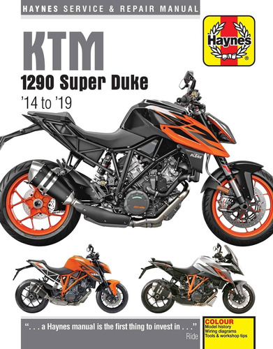 Manual Ktm 1290 Super Duke 14-19 De Reparación Y Servicio