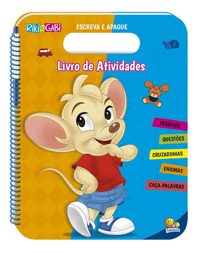 Escreva e Apague - Livro de Atividade (Riki & Gabi), de © Todolivro Ltda.. Editora Todolivro Distribuidora Ltda. em português, 2019