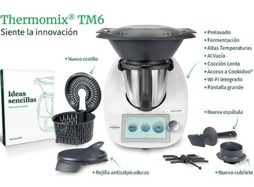 Thermomix Tm6 Tazón Extra Y Paquete Extra