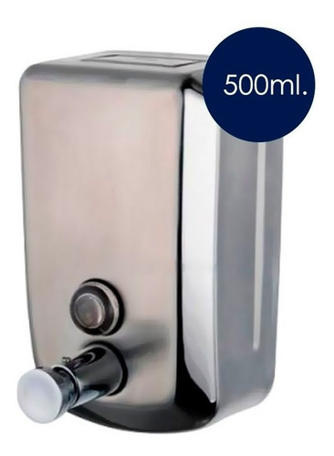 Dispensador De Jabón / Manual De 500ml Acero Inoxidable