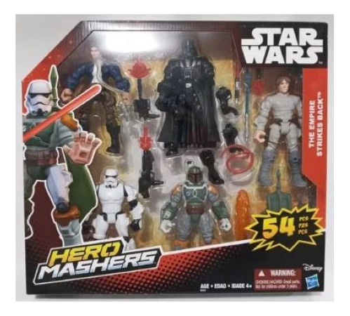 Hero Mashers Star Wars 54 Pz Han Luke Boba Darth Stormtroope