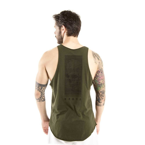 Regata Longline Skull Verde