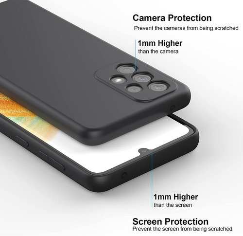 Imagen 3 de 8 de Carcasa Para Samsung Galaxy A33 5g Silicon Protector Cámara