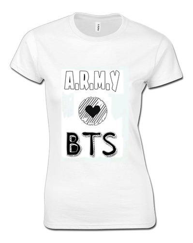 Camiseta Mujer Playera Army Bts Dama