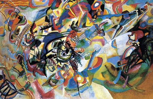 Cuadro Composición Vii - Wassily Kandinsky Del Año 1913