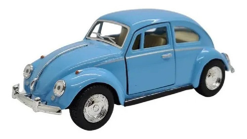 Miniatura Metal Volkswagen Fusca Azul 1967 Kt5057d 75