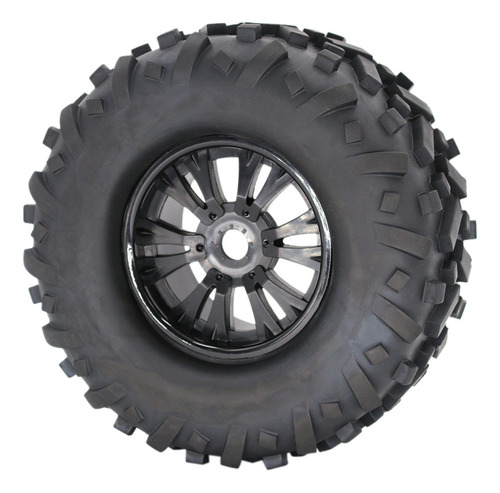 L 2pcs 170mm Truck Wheel Rim Tire For 1/8 Traxxas Hsp H 9009
