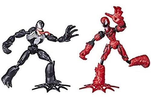 Marvel Spider-man Bend And Flex Venom Vs. Carnage - Figura 