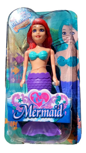 Muñeca  Ariel La Sirenita Articulada 18 Cm