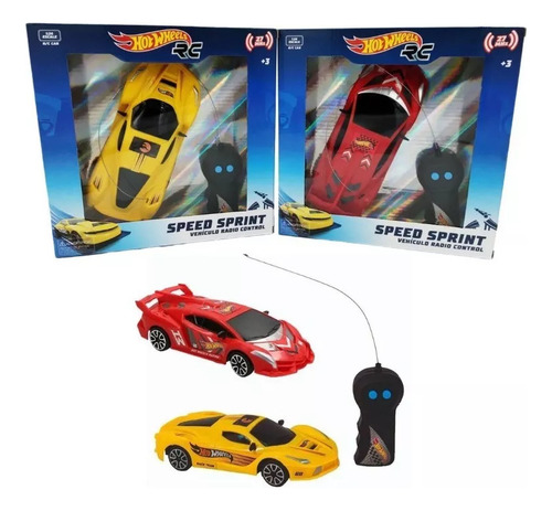 Hot Wheels Radio Control Auto 1:24 Luz Y Sonido Speed Sprint