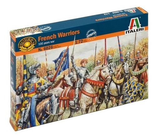 French Warriors (100 Years War) By Italeri # 6026  1/72