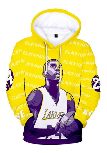 Chaqueta Con Capucha Memorial Kobe Lakers Star