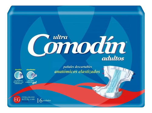 Comodín Elastizado Anatómico Xg 16 U Talle Extra Grande