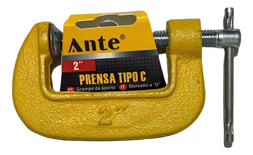 Prensa De Sujeción Tipo G Marca Ante De 2 Pulgadas