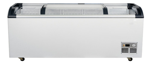 Freezer Horizontal Tapa De Vidrio, Marca Mox, Modelo Bq-722