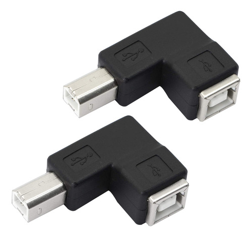 Pngknyocn Adaptador De Impresora Usb 2.0 Tipo B De 90 Grados