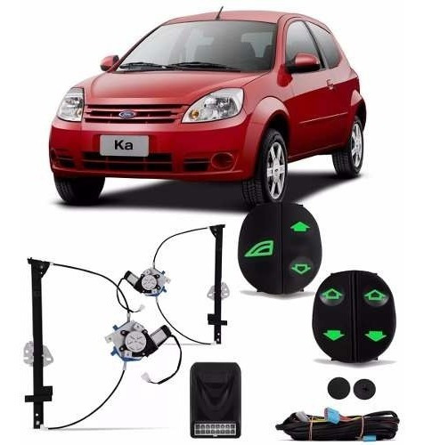 Kit Vidro Eletrico Ford Ka 97 98 99 00 01 02 03 04 05 06 07