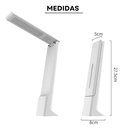 Lampara Led De Mesa Nocturna Escritorio Protección Ocular