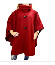 Comprar Ponchos Ruana En Polar Para Dama.