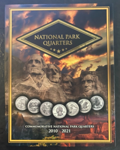 Album Colección Parques Nacionales Quarter Dollar Usa Nuevas