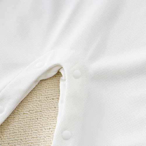 Enterizo Fresco Verano Mameluco De Algodón Blanco Para Bebé Blanco 9-12 M Lisa