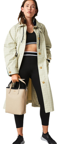 Bolso Tote Anna Reversible En Canvas Recubierta Mujer
