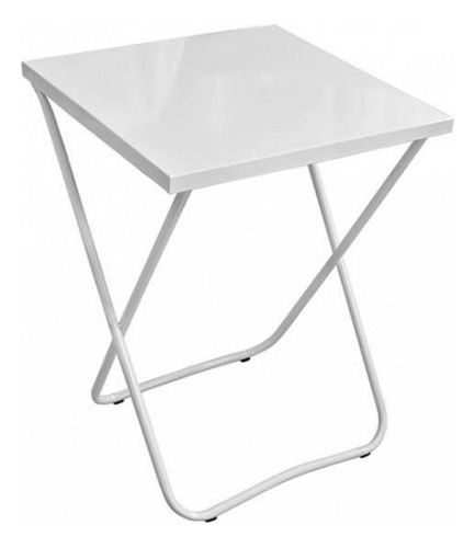 Mesa Dobrável Itália Adulto Branco Padrão - Adu0203