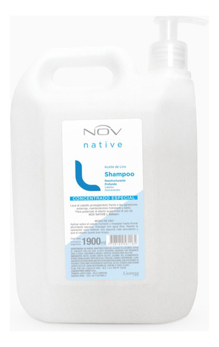 Shampoo Native Lino X 1900ml Ml Nov 