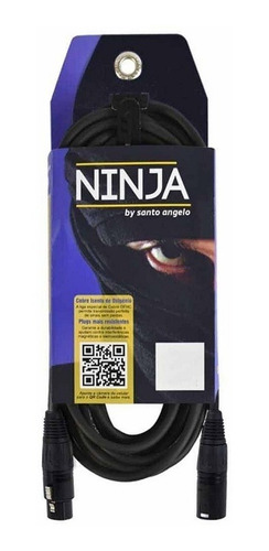 Cabo Santo Angelo Ninja Lw 4,57m Balanceado Microfone Violão