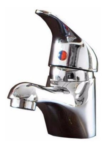 Imagen 4 de 6 de Griferia Canilla Monocomando Baño Tubo Alta Leva Plana 5098-