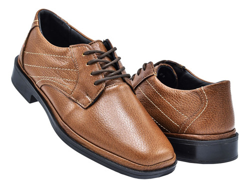 Zapato Caballero Paceño 1705 Piel Cordero Café Vestir 25-30