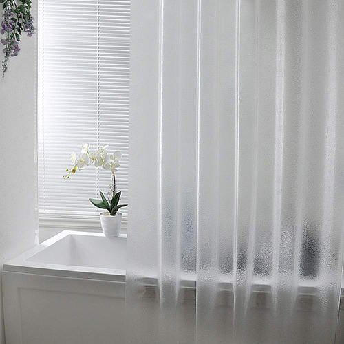 Forro De Cortina De Ducha Aoohome Frosted Eva Extra Largo 18