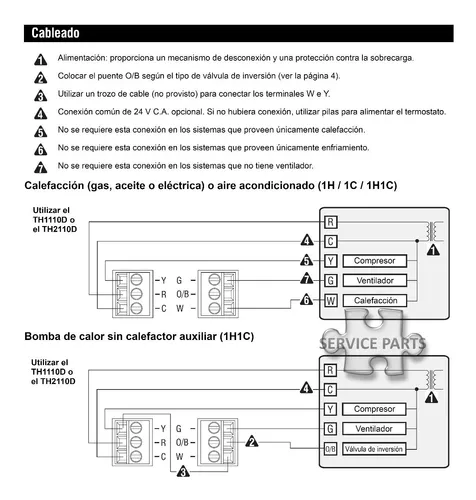 TERMOSTATO 1 ETAPA DIGITAL NO PROGRAMABLE VERTICAL (PRO 1000) HONEYWELL  TH1110DV1009 - IPR Partes y Repuestos de refrigeración en Colombia