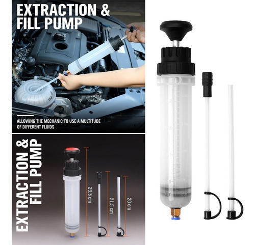 G Jeringa De Llenado De Aceite Extractor De Líquido De
