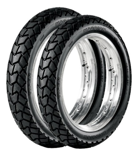 Par Pneu Maggion Viper 120/80-18 + 90/90-21 Tr300 Tr400 Bros