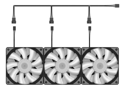 Ventilador De Refrigeración De Caja De 120 Mm De 3 Piezas