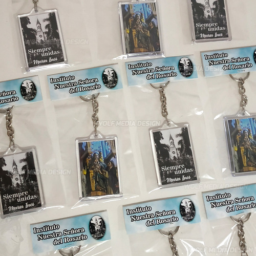 10 Llaveros Imagenes Religiosa Santos Souvenir Personalizado