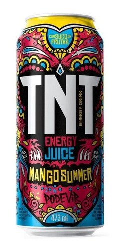 Energético Tnt Mango Summer 473ml - Kit Com 4 Unidades