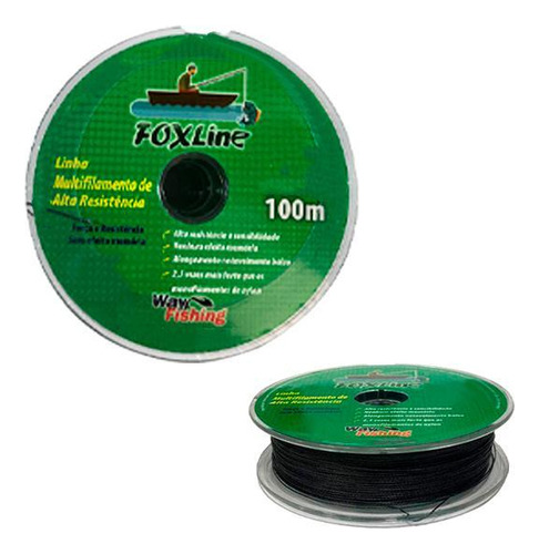 Linha Pesca Multifilamento Way Fishing Fox Line 0.30mm 100m