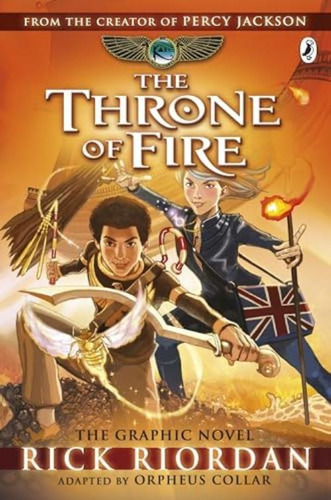 The Kane Chronicles: The Throne Of Fire: The Graphic Novel, De Riordan, Rick. Editorial Puffin, Tapa Blanda En Inglés