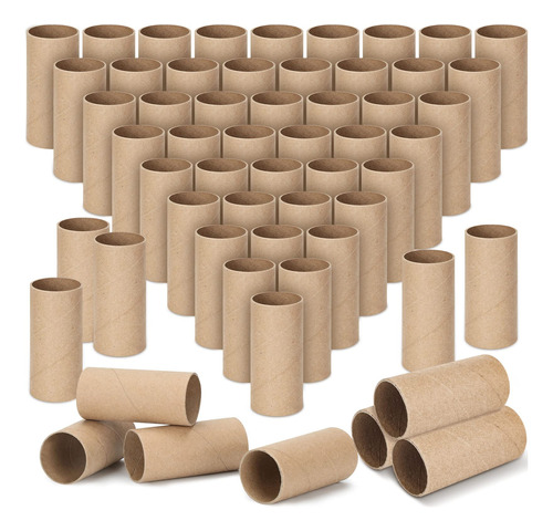 100 Tubo Carton Para Manualidad Rollo Vacio Papel Redondo X