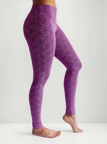 Leggings Tobillero Estampado Mujer Tykhe India Morado