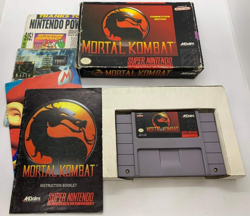 Mortal Kombat Snes/ Juego Completo/ Mortal Super Nintendo (Usado)