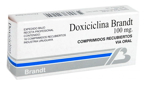 Doxiciclina Brandt® 100mg X 16 Comprimidos