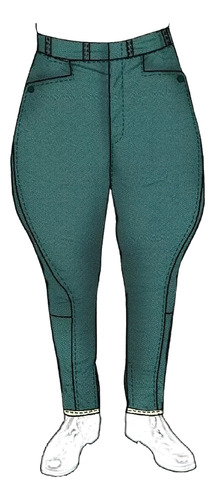 Moldería Textil Unicose -   Pantalon Culotte Hombre 1805