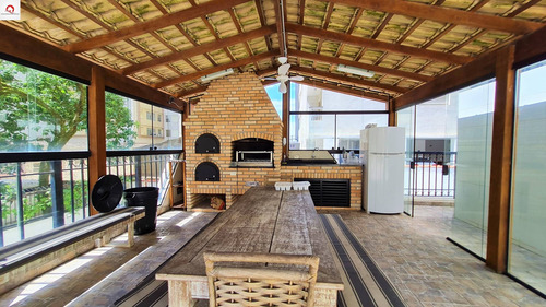 Imagem 20 de 21 de Apartamento Na Praia Das Pitangueiras - Guarujá - Calçadão - Vista Para O Mar - 4 Dormitórios (3 Suítes) - Sala Para 3 Ambientes - Sacada - Vagas - Ap05779 - 69283713