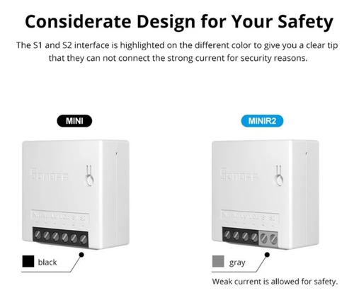 Interruptor Smart Sonoff Mini R2 Para Google Home E Alexa Branco