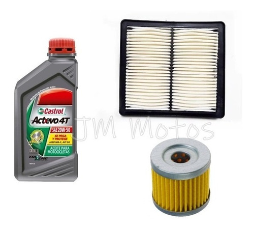 Kit Service Suzuki Gixxer 150 Aceite Castrol + Filtro Jm Mot